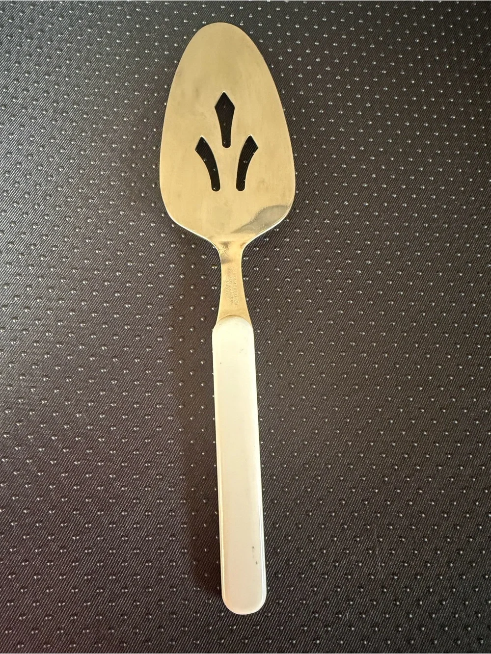 Vintage Portmeirion Botanic Garden Slotted Serving Spoon Floral Butterfly Japan